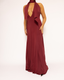 The Pulse Maxi Dress - Sangria - Made To Order