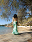 MADE TO ORDER - Silk Maxi Waterfall Dress