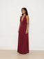 The Pulse Maxi Dress - Sangria - Made To Order